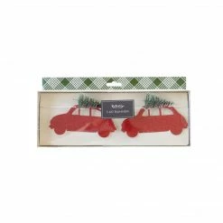 Ohitsperfect Glitter Cars Christmas Banner