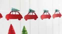 Ohitsperfect Glitter Cars Christmas Banner