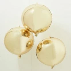 Ohitsperfect Gold Foil Orb Balloons