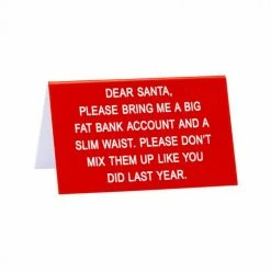 Ohitsperfect Desk Sign - Good This Year Christmas