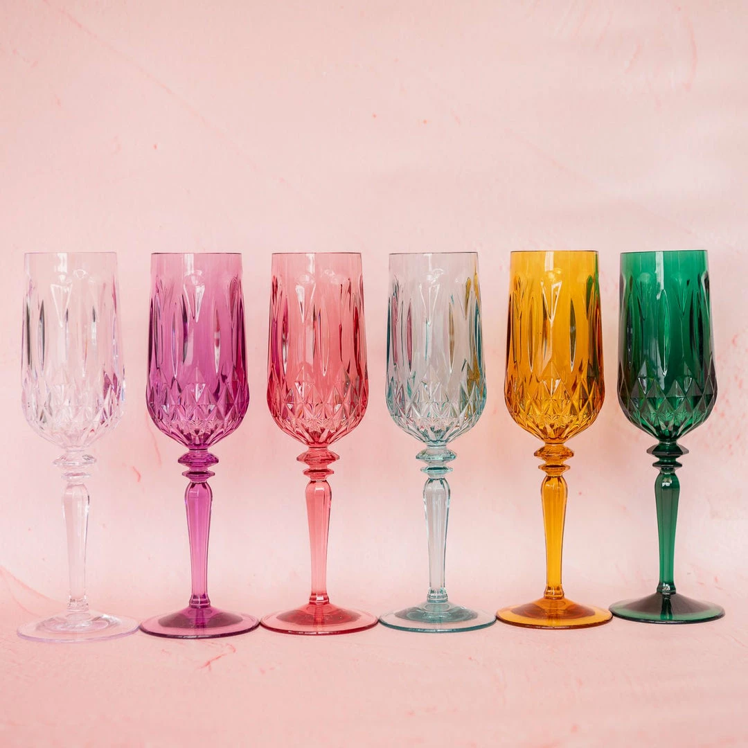 Ohitsperfect Bridal Shower & Hens Champagne Flute Set Of 4 - Lucky Emerald 5 Ohitsperfect Bridal Shower & Hens Champagne Flute Set Of 4 - Lucky Emerald