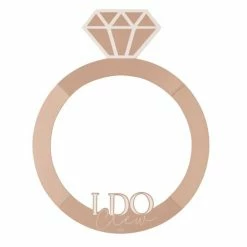 Ohitsperfect Rose Gold Ring Hen Party Photo Booth Frame