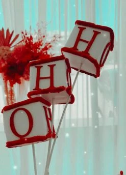 Ohitsperfect Christmas HO HO HO Red White Spray