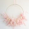 Ohitsperfect Blush Dried & Preserved Floral Wreath-Large