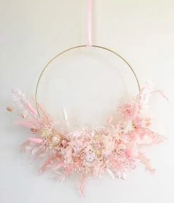 Ohitsperfect Blush Dried & Preserved Floral Wreath-Large 7 Ohitsperfect Blush Dried & Preserved Floral Wreath-Large