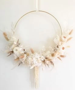 Ohitsperfect Dreamy Dried & Preserved Floral Wreath-Large