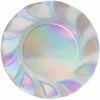 Ohitsperfect Iridescent Wavy Paper Salad Plate 2 Ohitsperfect Iridescent Wavy Paper Salad Plate