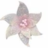 Ohitsperfect Iridescent Pink Flower Christmas