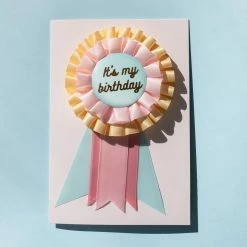 Ohitsperfect It's My Birthday Unicorn Rosette Gift Card Kids Birthday