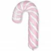 Ohitsperfect Pastel Pink Candy Cane Foil Balloon - Jumbo