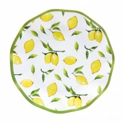 Ohitsperfect Bridal Shower & Hens Lemon Drop Wavy Salad Plate
