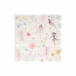 Ohitsperfect Large Fairy Napkins (Set Of 16) Kids Birthday