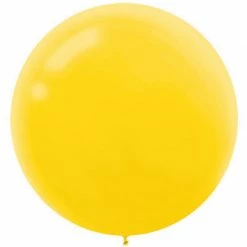 Ohitsperfect Latex Balloons 60CM 4 Pack Yellow Sunshine