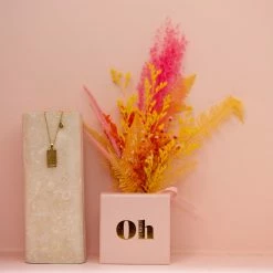 Ohitsperfect Zodiac Necklace And Posy Gift Box - Leo Bloom Bar