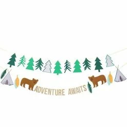 Ohitsperfect Let's Explore Woodland Party Garland Kids Birthday