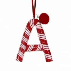 Ohitsperfect Candy Cane Lettered Hanging Ornaments Christmas