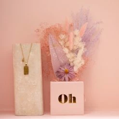 Ohitsperfect Bloom Bar Zodiac Necklace And Posy Gift Box - Libra