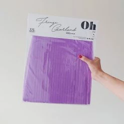 Ohitsperfect Fringe Garland - Lilac