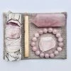 Ohitsperfect Luxe Rose Quartz Crystal Smudge Kit