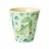 Ohitsperfect Kids Birthday Melamine Cup - Dinosaur Print