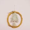 Ohitsperfect Handmade Christmas Macramé Hoop - Vanilla
