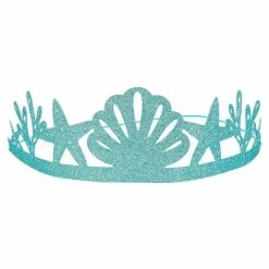 Ohitsperfect Kids Birthday Mermaid Party Crowns (set Of 8)