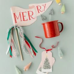 Ohitsperfect Christmas Merry Party Flag