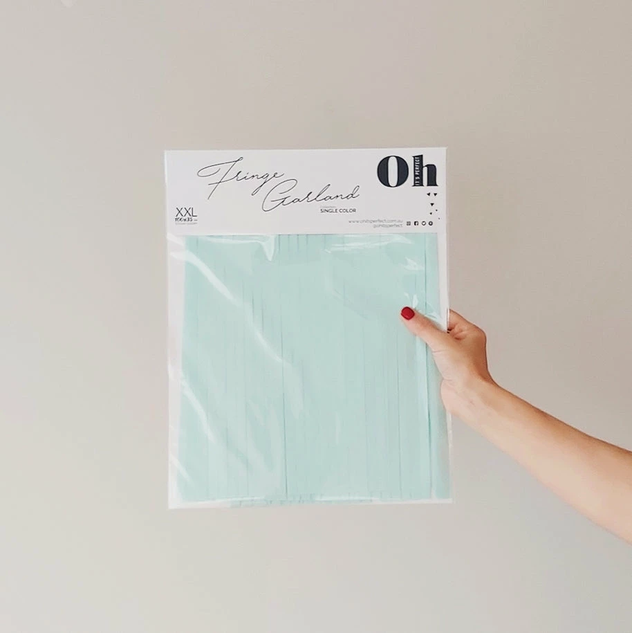 Ohitsperfect Fringe Garland - Mint 6 Ohitsperfect Fringe Garland - Mint