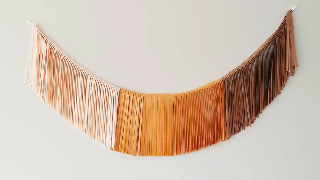 Ohitsperfect Bridal Shower & Hens Fringe Garland - Mocha Combo 5 Ohitsperfect Bridal Shower & Hens Fringe Garland - Mocha Combo