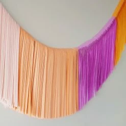 Ohitsperfect Bridal Shower & Hens Fringe Garland - Peaches & Pansy's Combo
