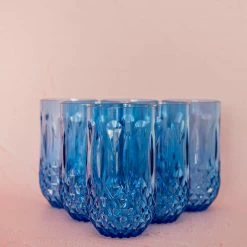 Ohitsperfect Bridal Shower & Hens Tall Tumbler Set 6 - Azure Blue