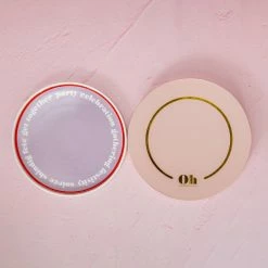 Ohitsperfect Porcelain Plates Porcelain Plate - Party Words (Factory Seconds)