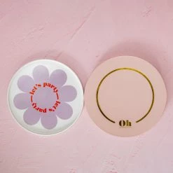 Ohitsperfect Porcelain Plates Porcelain Plate - Let's Party Daisy (Factory Seconds)