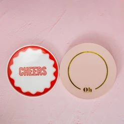 Ohitsperfect Porcelain Plate - Cheers (Factory Seconds)