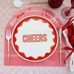 Ohitsperfect Christmas Acrylic Charger Plate