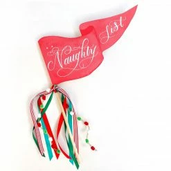 Ohitsperfect Christmas Naughty List Party Flag