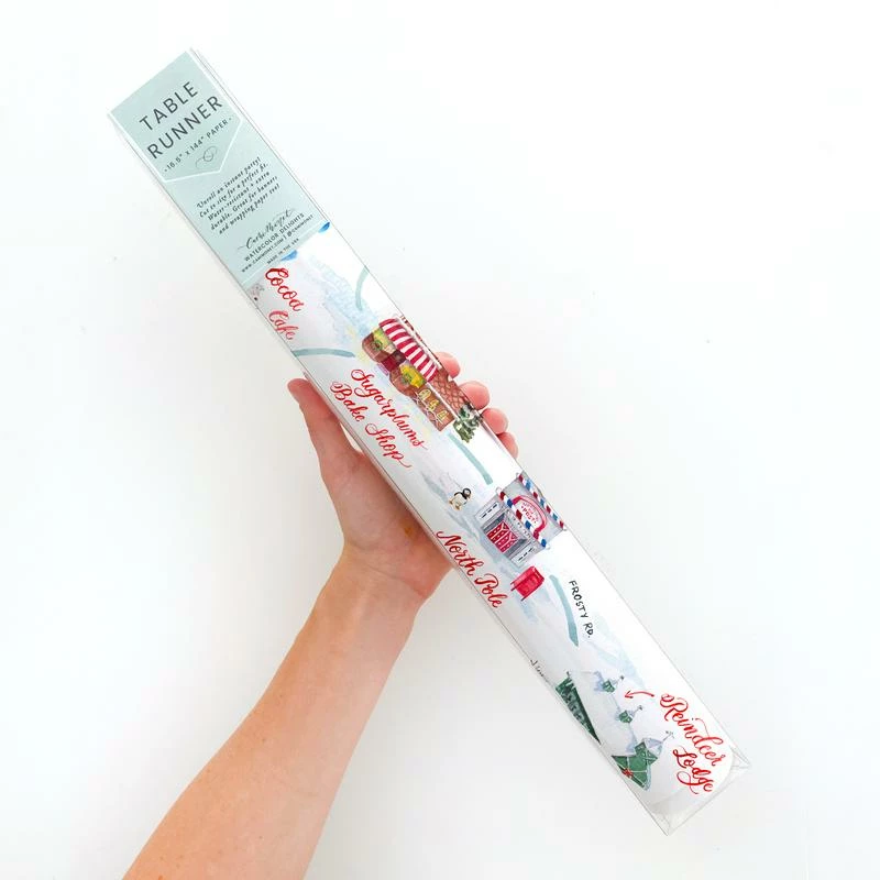 North Pole Map Christmas Table Runner 3 North Pole Map Christmas Table Runner