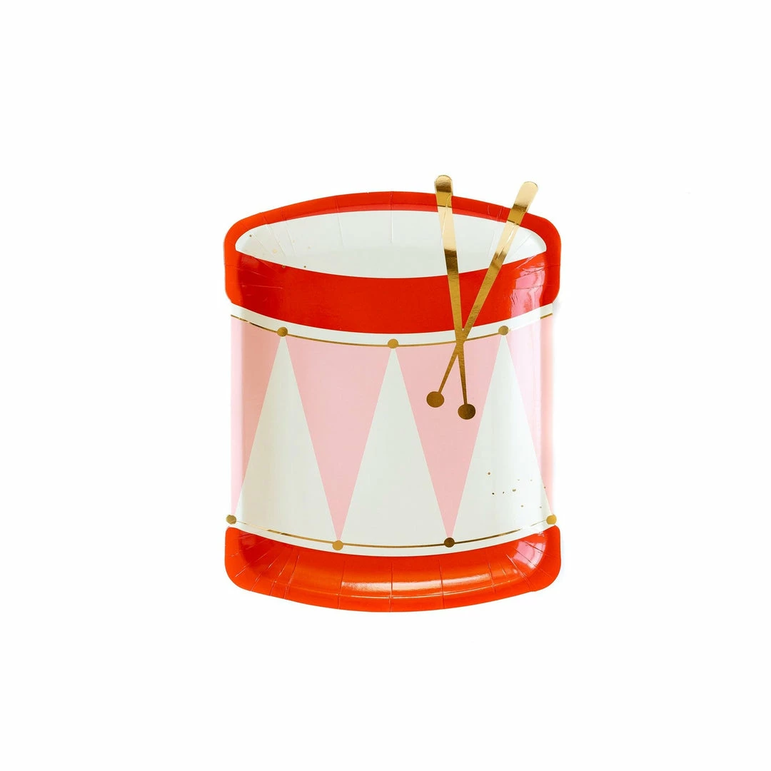 Ohitsperfect Nutcracker Drum Shaped Plate 8pk 3 Ohitsperfect Nutcracker Drum Shaped Plate 8pk