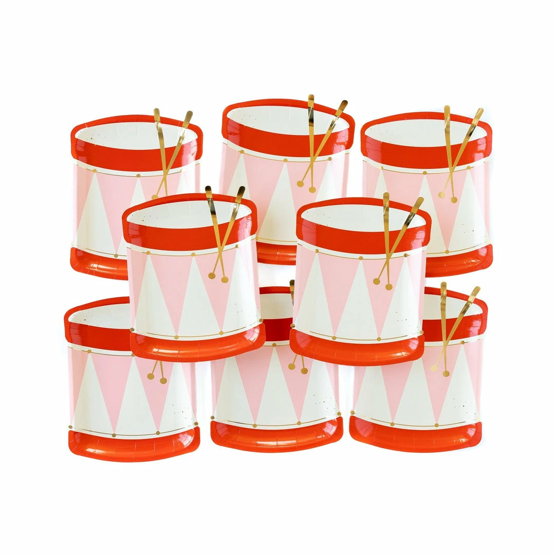 Ohitsperfect Nutcracker Drum Shaped Plate 8pk 5 Ohitsperfect Nutcracker Drum Shaped Plate 8pk