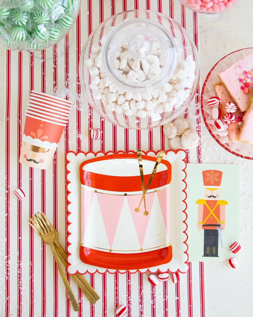 Ohitsperfect Nutcracker Drum Shaped Plate 8pk 6 Ohitsperfect Nutcracker Drum Shaped Plate 8pk