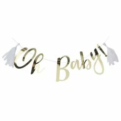 Ohitsperfect OH BABY! Baby Shower Bunting