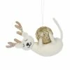 Christmas Wool Cat With Yarn Ball Hanging Ornament
