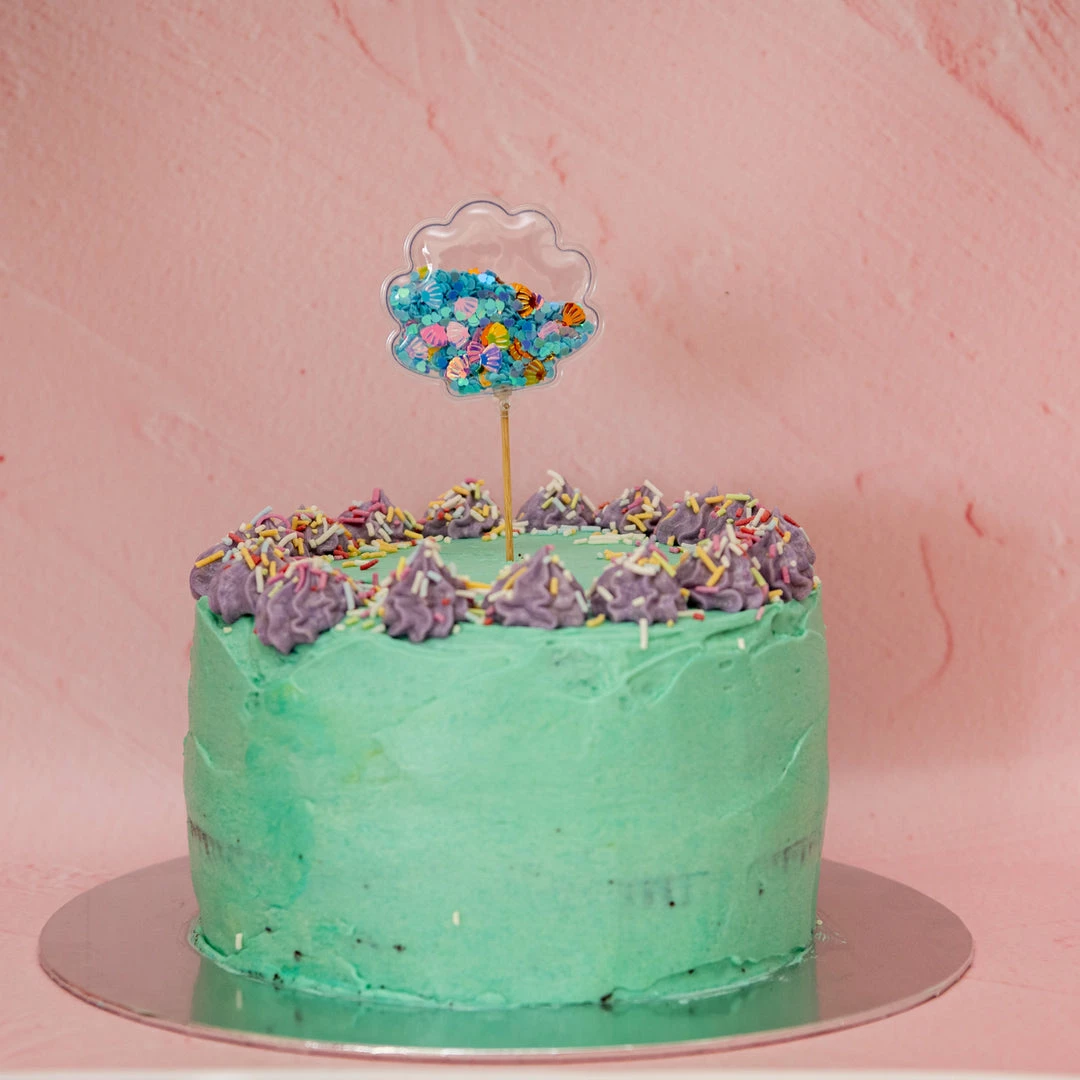 Ohitsperfect Confetti Shell Cake Topper Kids Birthday 5 Ohitsperfect Confetti Shell Cake Topper Kids Birthday