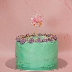 Ohitsperfect Confetti Shell Cake Topper Kids Birthday