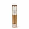 Ohitsperfect Tall Glitter Dipped Cake Candles - Gold