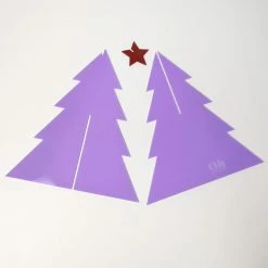 Ohitsperfect Acrylic 3D Christmas Tree With Star - 10 Inch
