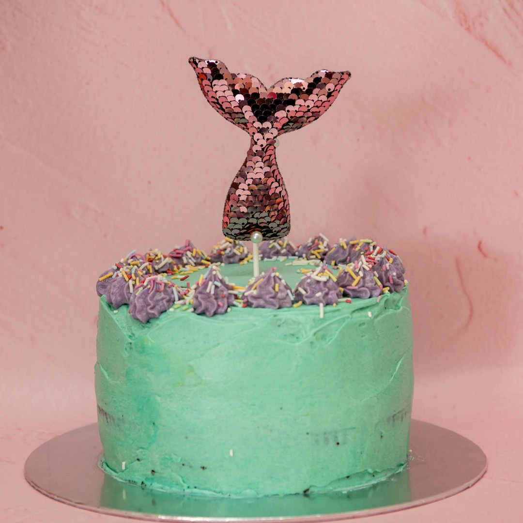 Ohitsperfect Sequin Mermaid Tail Toppers Kids Birthday 6 Ohitsperfect Sequin Mermaid Tail Toppers Kids Birthday