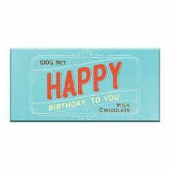Ohitsperfect Kids Birthday Milk Chocolate Bar - Happy Birthday To You