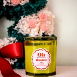 Ohitsperfect Christmas Oh It's Perfect Snowflake Glass Vessel Candle 500g