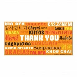 Ohitsperfect Gift Bar Milk Chocolate Bar - Thank You Multi Language